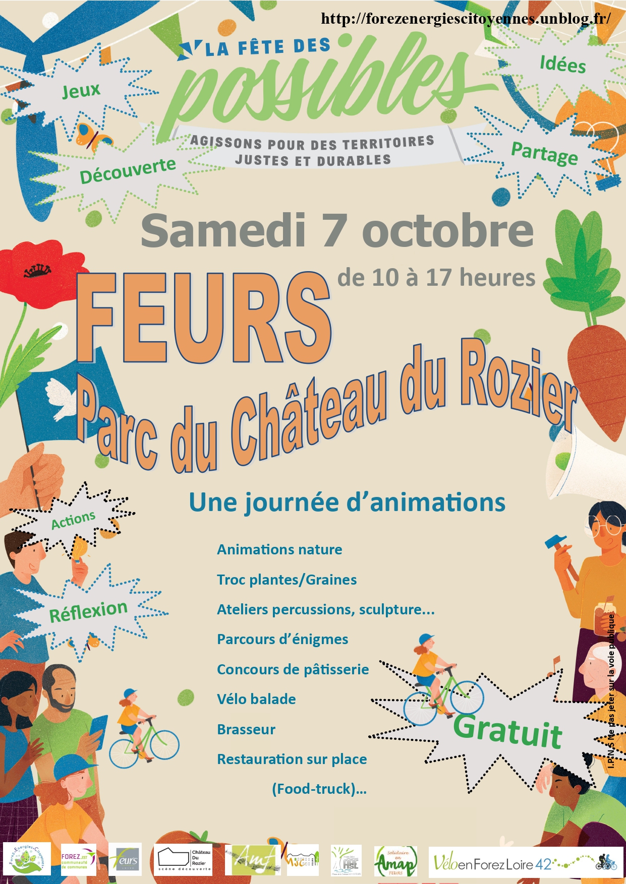 Participez à la « Fête des Possibles » de Feurs – Samedi 7 octobre 2023 ...