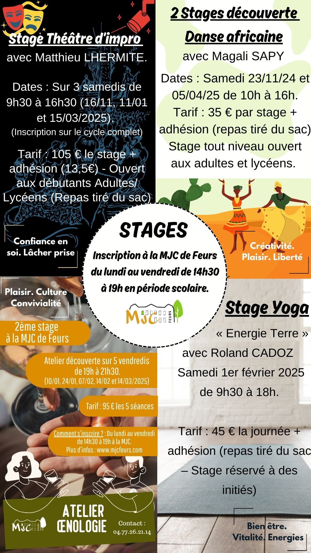 Des stages pour se faire plaisir !!!